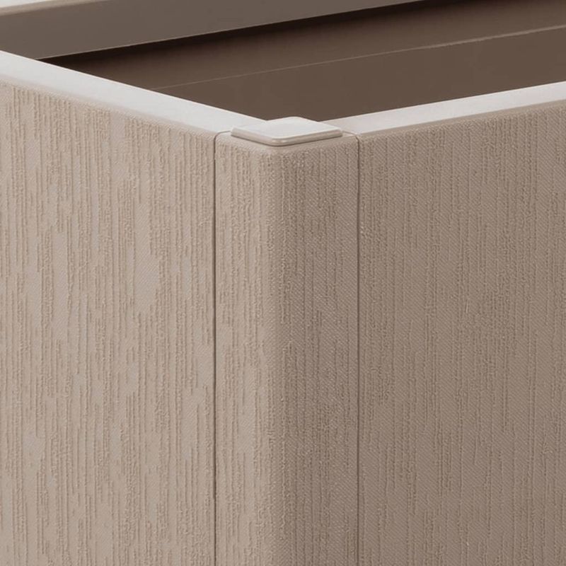 Casa si Gradina - Gradinarit si plante - Plante si ghivece - Ghivece si suporturi - Jardiniera de gradina, maro deschis, 80x36x35 cm, PP - Infinity.ro