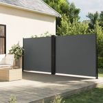 Casa si Gradina - Gradina si terasa - Umbrele si pavilioane - Umbrele - Copertina laterala retractabila, antracit, 160 x 600 cm - Infinity.ro