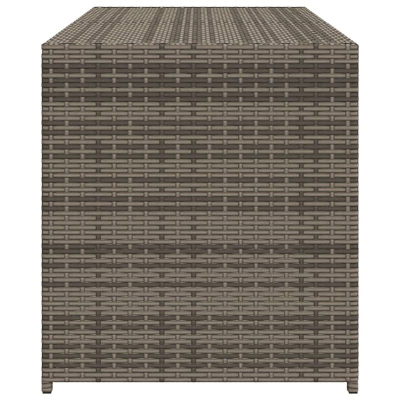 Casa si Gradina - Gradina si terasa - Mobilier exterior - Dulapuri si lazi depozitare exterior - Lada de depozitare pentru gradina, gri, 283 L, poliratan - Infinity.ro