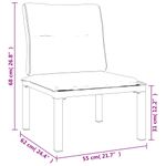 Casa si Gradina - Gradina si terasa - Mobilier exterior - Seturi mobila gradina - Set sezlonguri de gradina, 8 piese, negru si gri, poliratan - Infinity.ro