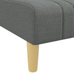 Casa si Gradina - Mobilier - Scaune si fotolii - Fotolii - Sezlong, gri inchis, material textil - Infinity.ro