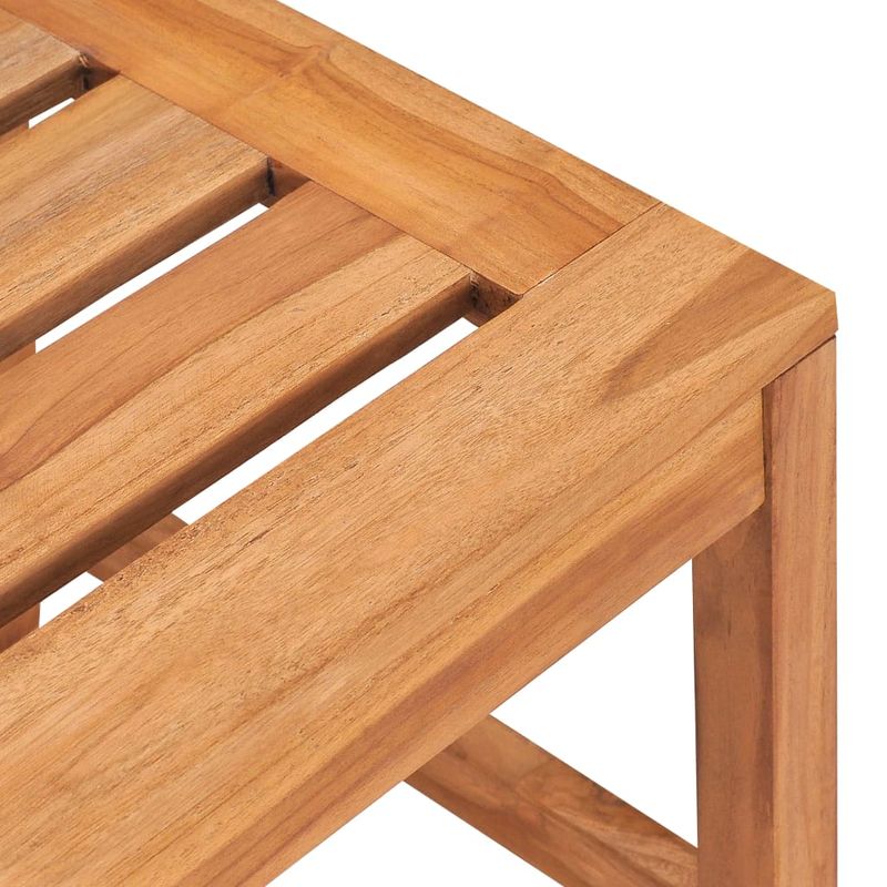 Casa si Gradina - Gradina si terasa - Mobilier exterior - Seturi mobila gradina - Set de masa pentru gradina, lemn masiv de tec, 3 piese, mărime 80x80x77 cm - Infinity.ro