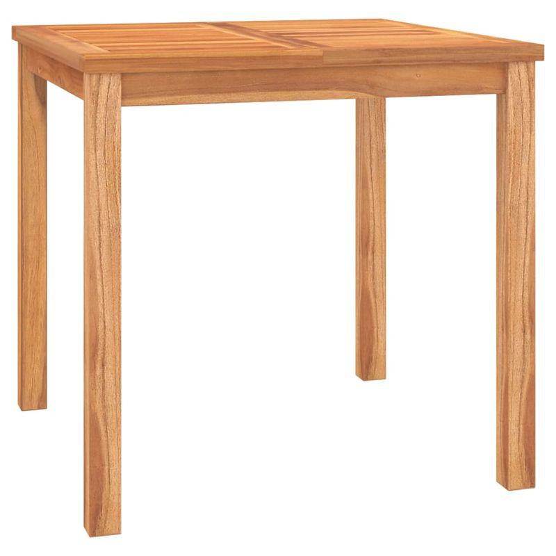 Casa si Gradina - Gradina si terasa - Mobilier exterior - Seturi mobila gradina - Set de masa pentru gradina, lemn masiv de tec, 3 piese, mărime 80x80x77 cm - Infinity.ro