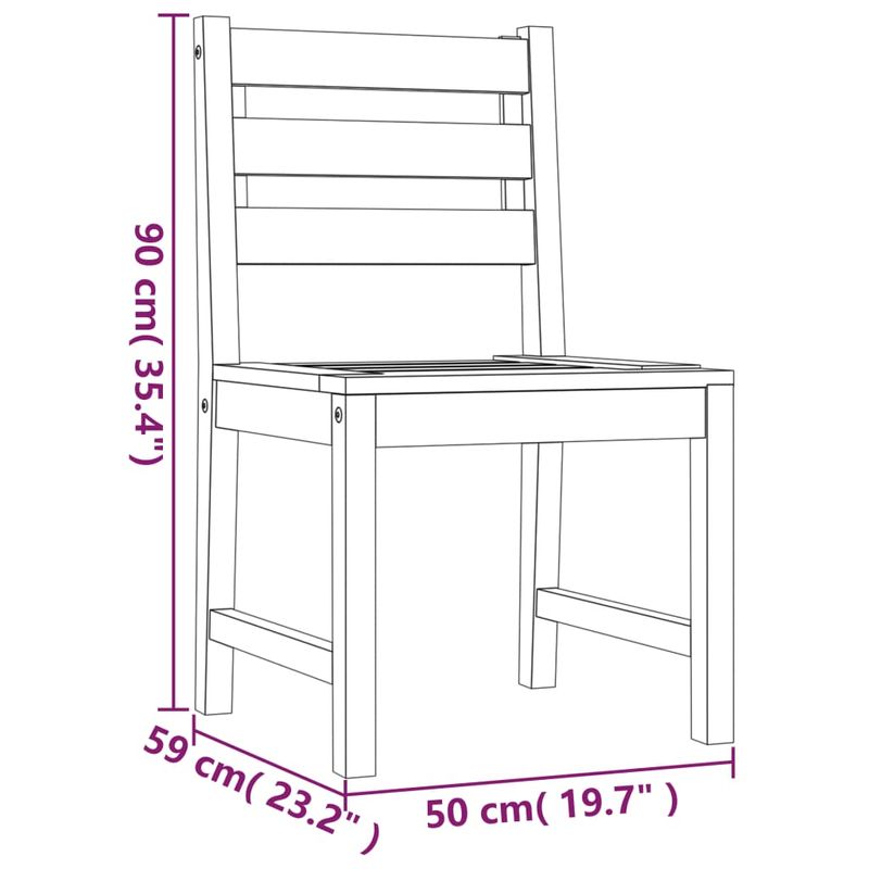 Casa si Gradina - Gradina si terasa - Mobilier exterior - Seturi mobila gradina - Set de masa pentru gradina, lemn masiv de tec, 3 piese, mărime 80x80x77 cm - Infinity.ro