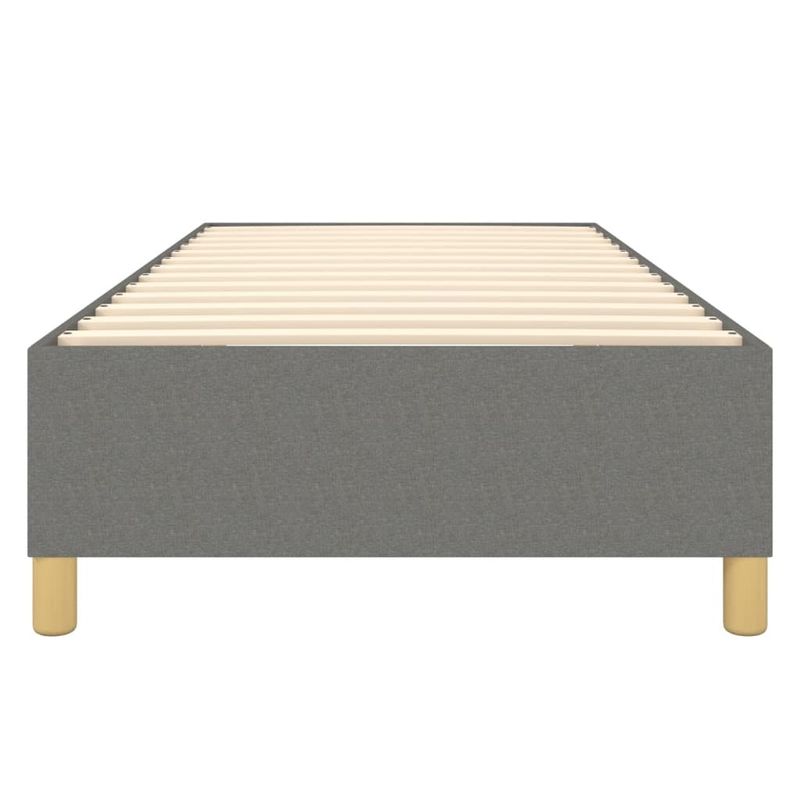 Casa si Gradina - Mobilier - Paturi si accesorii - Paturi - Cadru de pat, gri inchis, 80x200 cm, textil - Infinity.ro