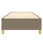 Casa si Gradina - Mobilier - Paturi si accesorii - Paturi - Cadru de pat box spring, gri taupe, 80x200 cm, textil - Infinity.ro