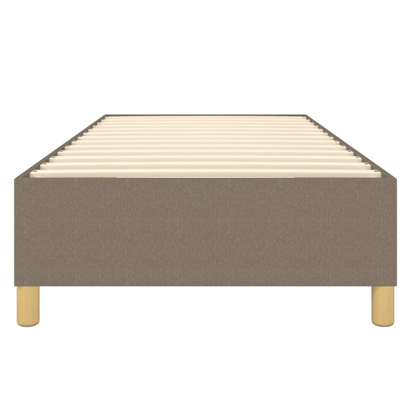 Casa si Gradina - Mobilier - Paturi si accesorii - Paturi - Cadru de pat box spring, gri taupe, 80x200 cm, textil - Infinity.ro