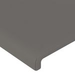 Casa si Gradina - Mobilier - Paturi si accesorii - Accesorii paturi - Tablie de pat cu LED, gri, 180x5x78/88 cm, piele ecologica - Infinity.ro