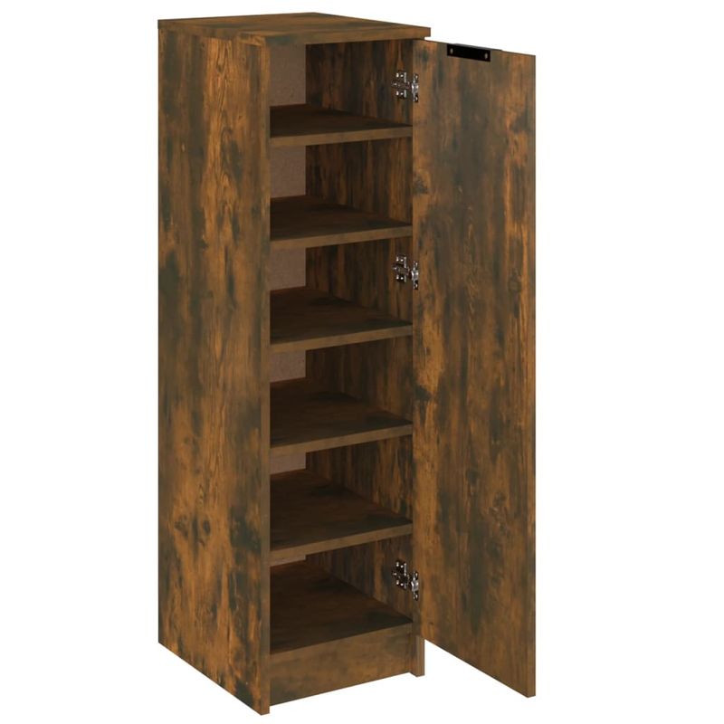 Casa si Gradina - Mobilier - Organizare si depozitare - Organizator incaltaminte - Pantofar, stejar fumuriu, 30x35x100 cm, lemn compozit - Infinity.ro