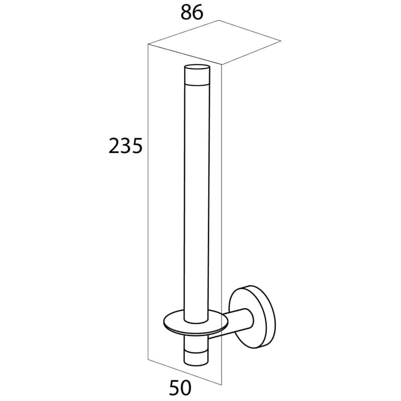 Casa si Gradina - Sanitare - Suporturi si accesorii baie - Accesorii baie - Tiger Suport pentru role de toaleta Boston, crom, 305430346 - Infinity.ro