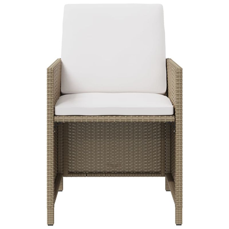 Casa si Gradina - Gradina si terasa - Mobilier exterior - Seturi mobila gradina - Set mobilier de exterior cu perne, 5 piese, bej, poliratan - Infinity.ro