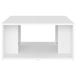 Casa si Gradina - Mobilier - Mese si birouri - Masute de cafea - Masute de cafea, 4 buc., alb, 33x33x33 cm, PAL - Infinity.ro