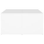 Casa si Gradina - Mobilier - Mese si birouri - Masute de cafea - Masute de cafea, 4 buc., alb, 33x33x33 cm, PAL - Infinity.ro