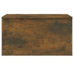 Casa si Gradina - Mobilier - Organizare si depozitare - Cufere si lazi - Cufar de depozitare stejar fumuriu 84x42x46 cm lemn prelucrat - Infinity.ro