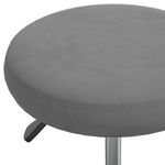 Casa si Gradina - Mobilier - Scaune si fotolii - Scaune - Scaune de bucatarie, gri inchis, catifea - Infinity.ro