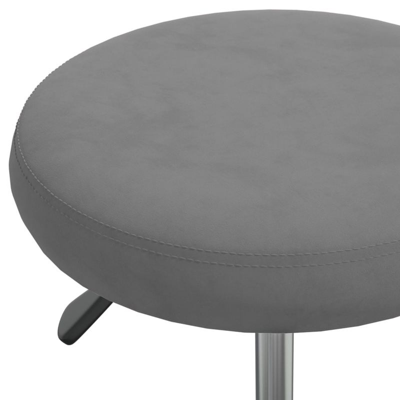 Casa si Gradina - Mobilier - Scaune si fotolii - Scaune - Scaune de bucatarie, gri inchis, catifea - Infinity.ro