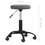Casa si Gradina - Mobilier - Scaune si fotolii - Scaune - Scaune de bucatarie, gri inchis, catifea - Infinity.ro