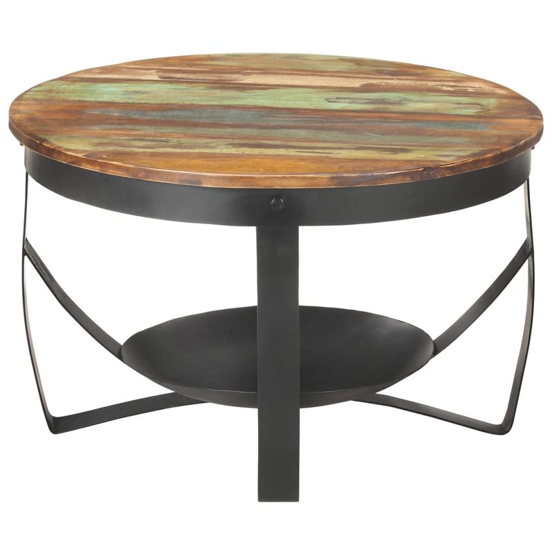 Casa si Gradina - Mobilier - Mese si birouri - Masute de cafea - Masuta de cafea, Ø68x43 cm, lemn masiv reciclat - Infinity.ro