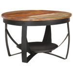 Casa si Gradina - Mobilier - Mese si birouri - Masute de cafea - Masuta de cafea, Ø68x43 cm, lemn masiv reciclat - Infinity.ro