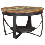 Casa si Gradina - Mobilier - Mese si birouri - Masute de cafea - Masuta de cafea, Ø68x43 cm, lemn masiv reciclat - Infinity.ro