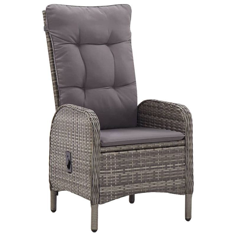 Casa si Gradina - Gradina si terasa - Mobilier exterior - Seturi mobila gradina - Set mobilier pentru gradina, 7 piese, gri - Infinity.ro