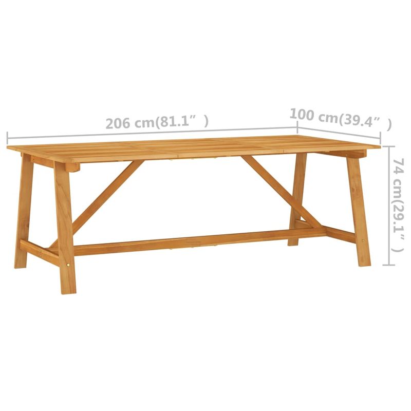 Casa si Gradina - Gradina si terasa - Mobilier exterior - Seturi mobila gradina - Set mobilier pentru gradina, 7 piese, gri - Infinity.ro