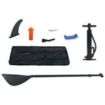Sport si Outdoor - Sporturi acvatice - Sporturi pe placa - Stand up paddle - Set placa SUP, albastru și alb, mărime 360x81x10 cm - Infinity.ro