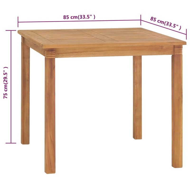 Casa si Gradina - Gradina si terasa - Mobilier exterior - Seturi mobila gradina - Set mobilier de gradina, 3 piese, lemn masiv de tec - Infinity.ro