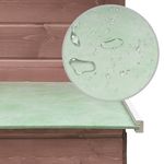 Petshop - Accesorii petshop - Culcusuri si custi - Custi interior si exterior - Cotet de pasari, cafeniu, 170x81x110 cm, lemn masiv pin & brad - Infinity.ro