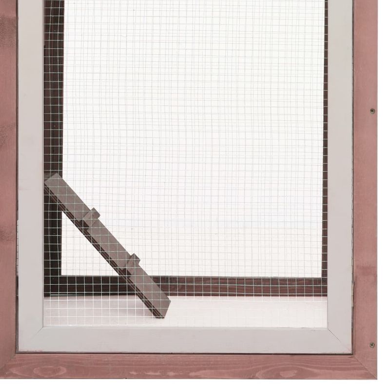 Petshop - Accesorii petshop - Culcusuri si custi - Custi interior si exterior - Cotet de pasari, cafeniu, 170x81x110 cm, lemn masiv pin & brad - Infinity.ro