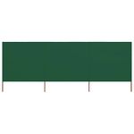 Casa si Gradina - Gradina si terasa - Umbrele si pavilioane - Umbrele - Paravan anti-vant cu 3 panouri, verde, 400x120 cm, textil - Infinity.ro