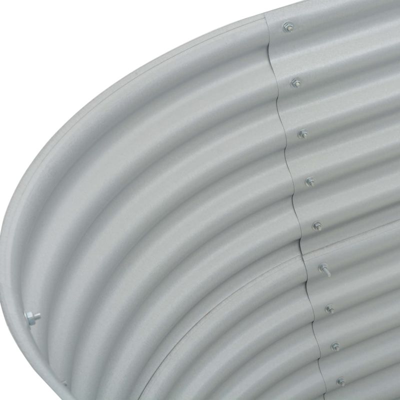 Casa si Gradina - Gradinarit si plante - Plante si ghivece - Ghivece si suporturi - Strat inaltat gradina, argintiu 160x80x81cm otel galvanizat - Infinity.ro