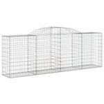 Casa si Gradina - Gradina si terasa - Garduri, panouri si accesorii - Cos gabion arcuit, 300x50x100/120cm, fier galvanizat, cantitate în pachet: 11 - Infinity.ro