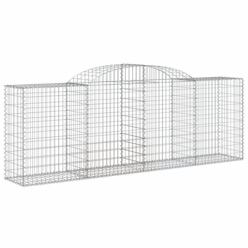 Casa si Gradina - Gradina si terasa - Garduri, panouri si accesorii - Cos gabion arcuit, 300x50x100/120cm, fier galvanizat, cantitate în pachet: 11 - Infinity.ro