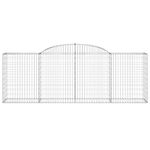 Casa si Gradina - Gradina si terasa - Garduri, panouri si accesorii - Cos gabion arcuit, 300x50x100/120cm, fier galvanizat, cantitate în pachet: 11 - Infinity.ro