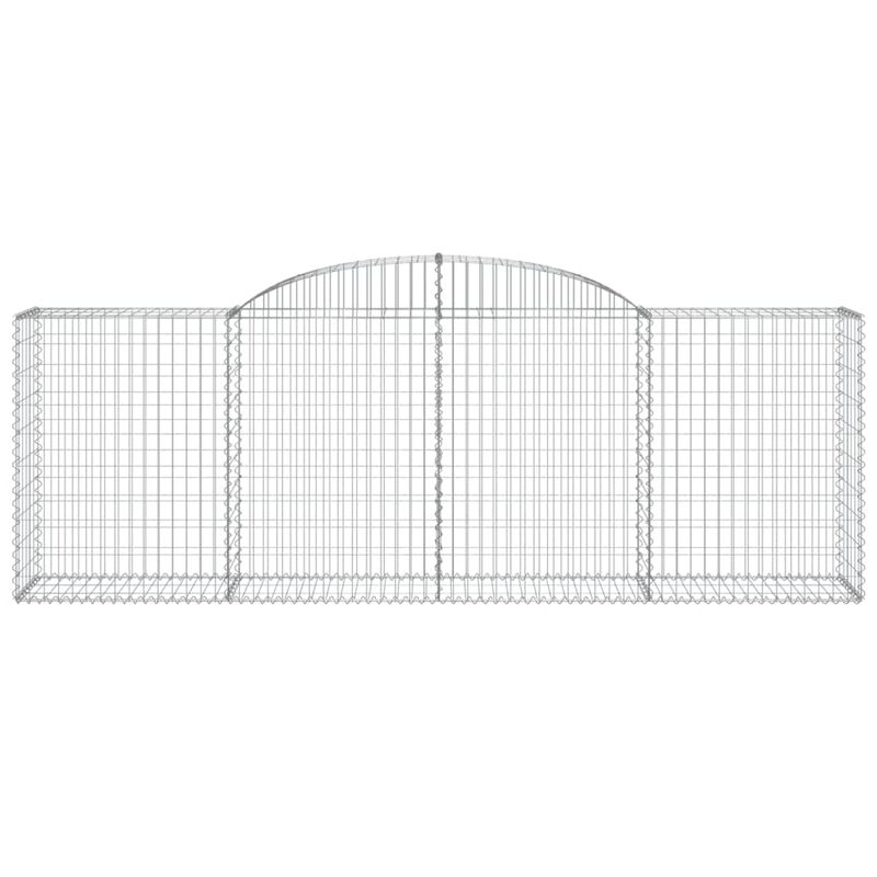 Casa si Gradina - Gradina si terasa - Garduri, panouri si accesorii - Cos gabion arcuit, 300x50x100/120cm, fier galvanizat, cantitate în pachet: 11 - Infinity.ro