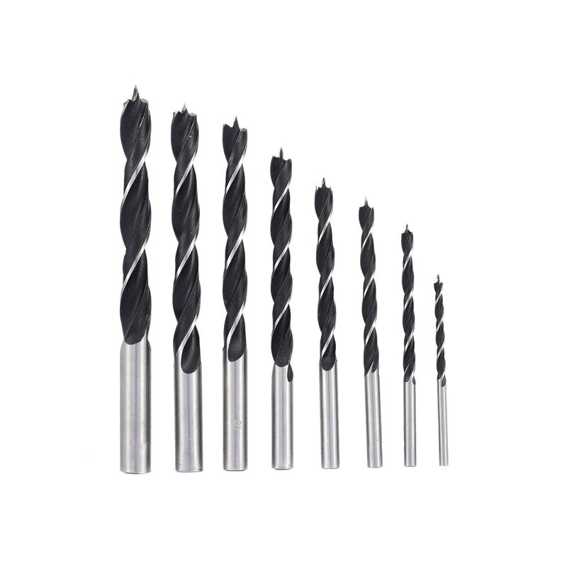 Casa si Gradina - Constructii - Scule electrice si accesorii - Seturi si accesorii pentru gaurit si insurubat - Set burghie pentru lemn, 8 piese, 3-10mm, Geko G38101 - Infinity.ro