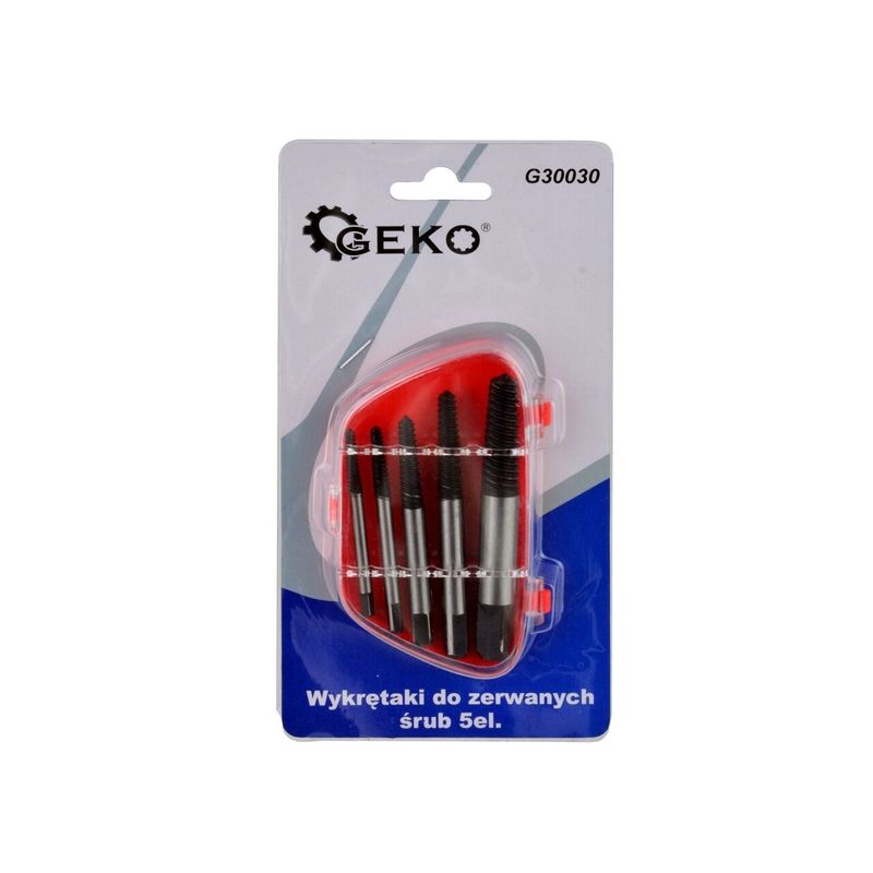 Casa si Gradina - Constructii - Scule electrice si accesorii - Seturi si accesorii pentru gaurit si insurubat - Set de tarozi 5 piese, GEKO G30030 - Infinity.ro
