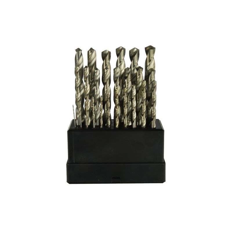 Casa si Gradina - Constructii - Scule electrice si accesorii - Seturi si accesorii pentru gaurit si insurubat - Set de burghie 1-13mm, 25 piese, Geko G38215 - Infinity.ro