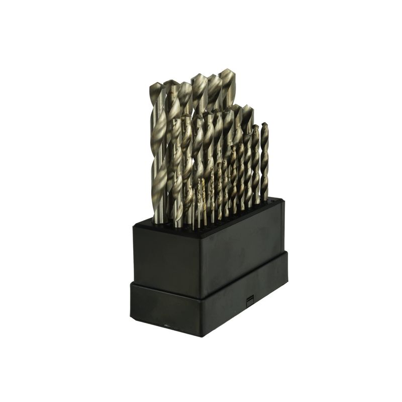 Casa si Gradina - Constructii - Scule electrice si accesorii - Seturi si accesorii pentru gaurit si insurubat - Set de burghie 1-13mm, 25 piese, Geko G38215 - Infinity.ro