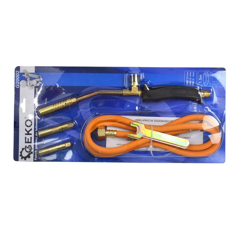 Sport si Outdoor - Camping - Bucatarie de camping - Arzatoare si accesorii - Arzator de gaz cu 3 varfuri 13/15/17mm, Geko G20002 - Infinity.ro