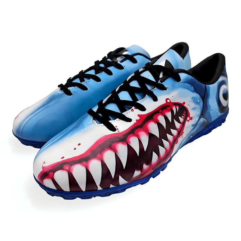 Sport si Outdoor - Echipament Sportiv - Incaltaminte sport - Pantofi sport - Ghete de fotbal MBrands 7.1 Shark pentru teren sintetic , albastru 43 EU - Infinity.ro