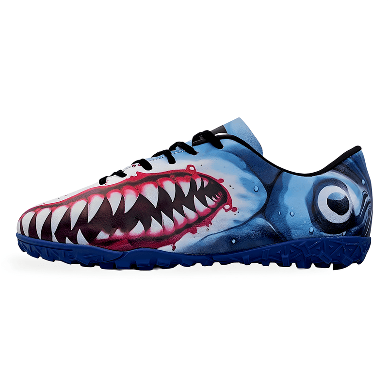 Sport si Outdoor - Echipament Sportiv - Incaltaminte sport - Pantofi sport - Ghete de fotbal MBrands 7.1 Shark pentru teren sintetic , albastru 43 EU - Infinity.ro