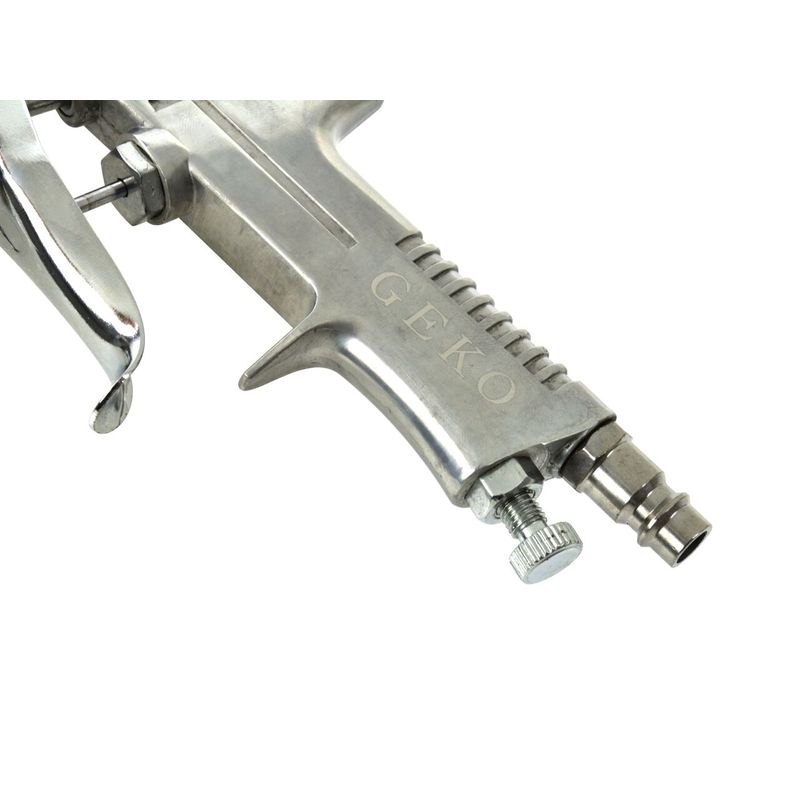 Casa si Gradina/Constructii/Vopsea si tencuieli/Pistoale si sisteme de vopsit si tencuit - Pistol de vopsit + rezervor F75S 750ml 1.5mm, Geko G01184 - Infinity.ro