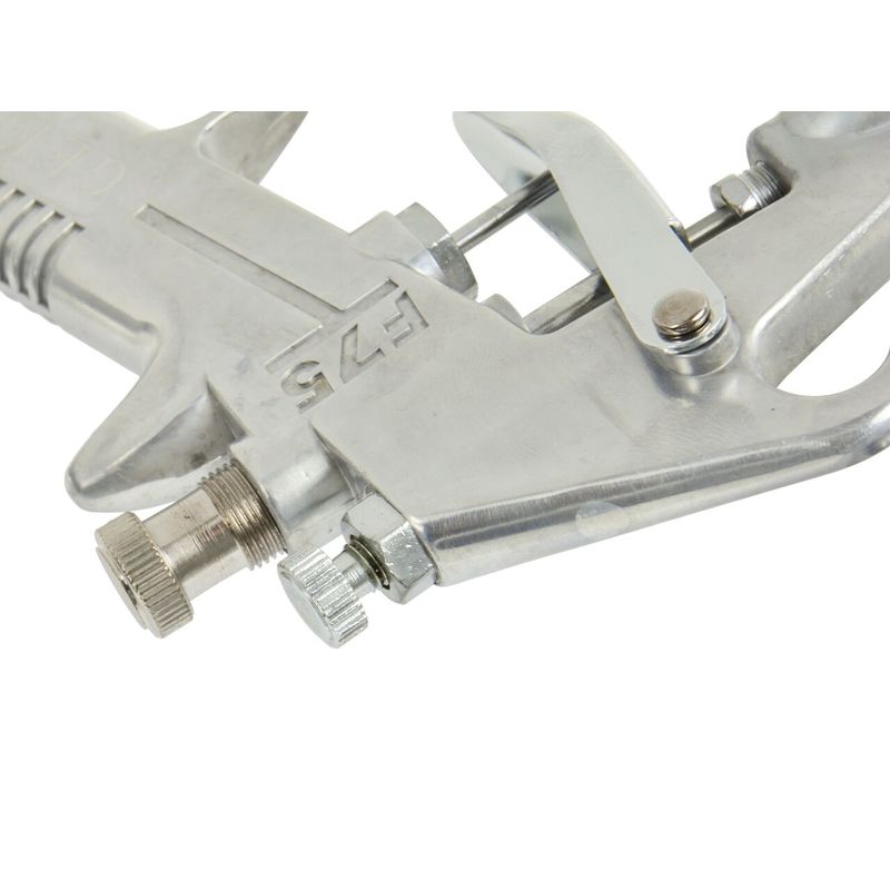 Casa si Gradina/Constructii/Vopsea si tencuieli/Pistoale si sisteme de vopsit si tencuit - Pistol de vopsit + rezervor F75S 750ml 1.5mm, Geko G01184 - Infinity.ro