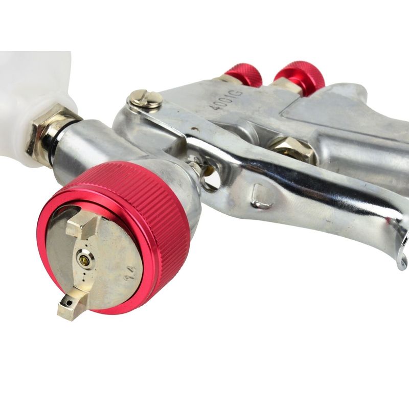 Casa si Gradina - Constructii - Vopsea si tencuieli - Pistoale si sisteme de vopsit si tencuit - Pistol de vopsit cu rezervor HVLP 1,4mm 600ml, GEKO G01181 - Infinity.ro