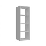 Casa si Gradina - Mobilier - Biblioteci si rafturi - Rafturi - Raft Mauro, 38 x 142 x 33 cm, nuanta alb - Infinity.ro