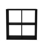 Casa si Gradina - Mobilier - Biblioteci si rafturi - Rafturi - Raft Mauro, 73 x 73 x 33 cm, nuanta negru - Infinity.ro