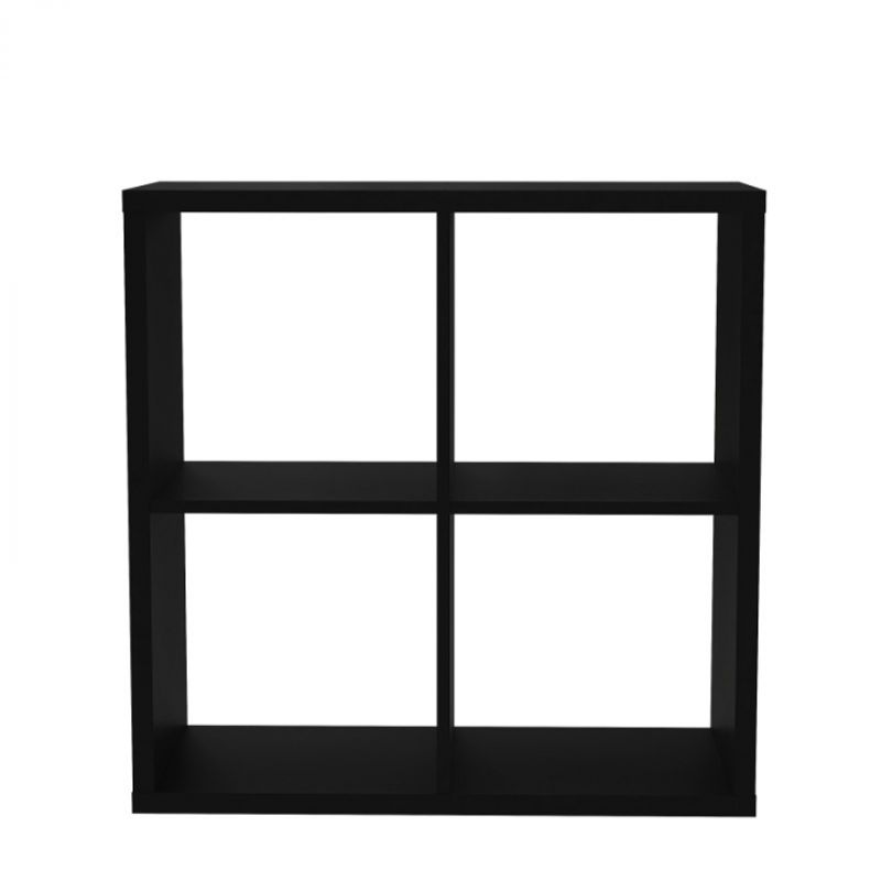 Casa si Gradina - Mobilier - Biblioteci si rafturi - Rafturi - Raft Mauro, 73 x 73 x 33 cm, nuanta negru - Infinity.ro
