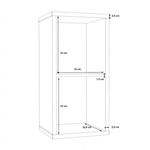 Casa si Gradina - Mobilier - Biblioteci si rafturi - Rafturi - Raft Mauro, 39.5 x 73 x 33 cm, nuanta negru - Infinity.ro